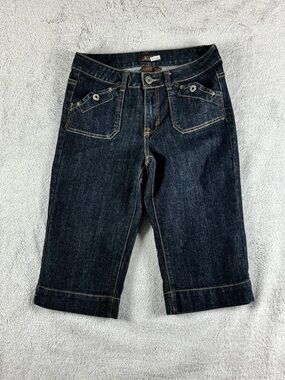 Yuva Dark Wash Women's Denim Shorts 8